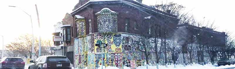 The Dabls Mbad African Bead Museum, stands proudly on Grand River in Detroit.